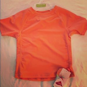 Lassig girls short sleeve 24mo Peach Rashguard